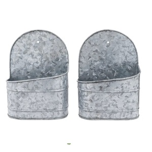 hot sale Galvanized Planters In new Design Metal <b>garden</b> Pots And Planters In Wholesale price new Look Metal <b>garden</b> Planters - Product Image 2
