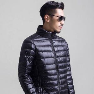 Veste en duvet d'oie unisexe en coton et polyester avec logo personnalisé pour l'hiver Veste en duvet pour hommes - Product Image 2