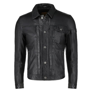 Meilleure qualité hiver mode veste en cuir col respirant polaire plaine teint usine prix de gros 2026 - Product Image 1