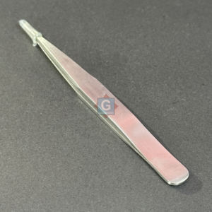 Pinzas de extensión de pestañas rectas de acero inoxidable reutilizables - Product Image 2