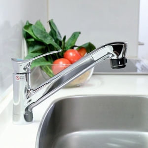 Смеситель кухонный из нержавеющей стали и латуни - Product Image 3
