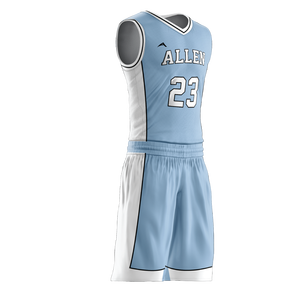 Conjuntos de Uniformes de Baloncesto Elegantes para Adultos, Tallas Grandes, Transpirables, Anti-UV, Antibacterianos, de Secado Rápido, 100% Poliéster - Product Image 6