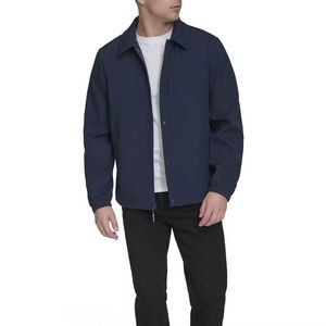 แจ็คเก็ตบอมเบอร์ทรงสลิมฟิต คอจีน แบบเรียบง่าย สไตล์ลำลอง สำหรับฤดูหนาว ผลิตจากโรงงาน  ซิปหน้า  ปักโลโก้ได้  แบบยูนิเซ็กซ์  บุด้วยไนลอนกันน้ำ - Product Image 1