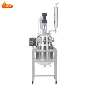 Stainless steel double-layer reactor electric heating stirring tank mechanical stirring high-pressure reaction