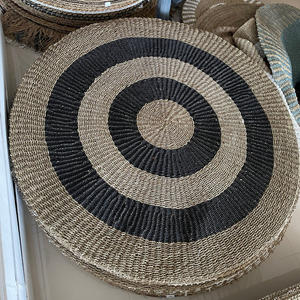 <b>Round</b> seagrass <b>rugs</b> natural carpet and <b>rug</b> <b>for</b> <b>living</b> <b>room</b> decor with custom sizes upon request - Product Image 3