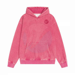 Sudaderas con Capucha para Hombre, Lavado Ácido, 100% Algodón, Forro Polar de Invierno, Resistentes al Viento, Servicio OEM, Precio Bajo, Superventas - Product Image 1