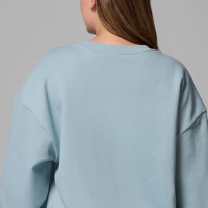 เสื้อสเวตเชิ้ตผู้หญิงแขนยาว ดีไซน์คอกลม ผ้าฟลีซ คุณภาพสูง พร้อมโลโก้สั่งทำพิเศษ - Product Image 5