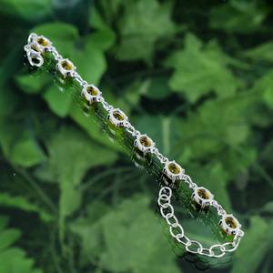 Citrine Silver <b>Bracelet</b> Handmade Yellow Gemstone Jewelry <b>Adjustable</b> Chain <b>Bracelet</b> Sterling Silver Jewelry Gift for Her Jewelry - Product Image 4
