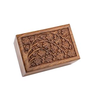 Urnas de Madera Hechas a Mano para Cenizas Humanas Árbol DE LA Vida Palisandro para Cenizas Urna de Cremación Funeraria para Mascotas Caja de Madera - Product Image 6