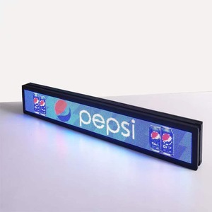 P2.5กลางแจ้งแถบสีเต็มรูปแบบนำหน้าจอโฆษณาแสดงเลื่อนหน้าจอ LED คำบรรยายบิลบอร์ด - Product Image 3