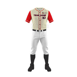 Último diseño nuevo estilo uniforme de béisbol de calidad superior color sólido uniforme de béisbol para la venta en línea - Product Image 1
