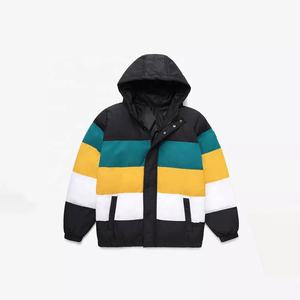 Chaqueta acolchada de invierno para hombre de alta calidad con cuello levantado, abrigos de burbujas gruesos con logotipo personalizado, venta al por mayor de fábrica - Product Image 1