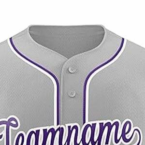 La mejor calidad, camisetas de béisbol por sublimación personalizadas, venta al por mayor, uniforme de béisbol de Dress Sports - Product Image 2