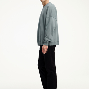 OEM Manufacturers Winter 2 Pcs Oversized Printing Men's Sweatshirts Wholesale Heavy <b>Weight</b> <b>Blank</b> Custom Pullover Sweatshirts - Product Image 4