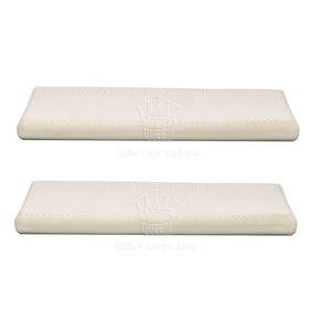 Bed <b>Pillows</b> Rectangle Neck Support Polyester/Cotton Anti-Snore Cooling Massage 100% Natural Eco-Friendly Plant Latex 200TC - Product Image 1