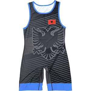 Combinaison de lutte unisexe personnalisée avec logo, impression par transfert thermique, extensible, respirante, séchage rapide, durable, 220g, vêtements d'arts martiaux - Product Image 6