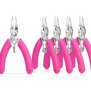 Professional Chain Nose <b>Pliers</b> Jewelry Making Tool Set 5 Pack <b>Small</b> Needle Nose <b>Pliers</b> for Beading Craft Repair - Product Image 6
