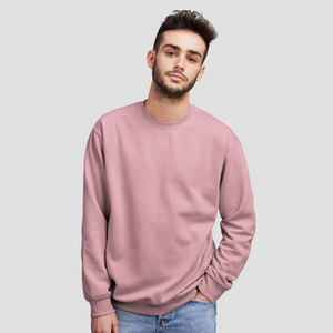 Nuevo diseño de mujer de manga larga talla grande 320g 100% algodón cuello redondo sudadera impresión personalizada Logo sudadera polar - Product Image 4