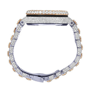 Reloj de Lujo con Cristales de Moissanita Estilo Hip Hop para Hombre, con Esfera de Cristal - Product Image 5