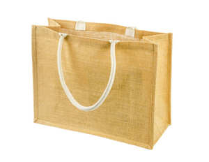 Bolsa de yute con logotipo impreso personalizado más vendida con asa de arpillera Línea de productos textiles y de cuero de alta capacidad - Product Image 6