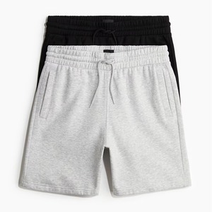 Venta al por mayor paquete de 2 pantalones cortos de ajuste regular para hombres de calidad superior costura profesional de color personalizado pantalones cortos casuales de gimnasio - Product Image 6