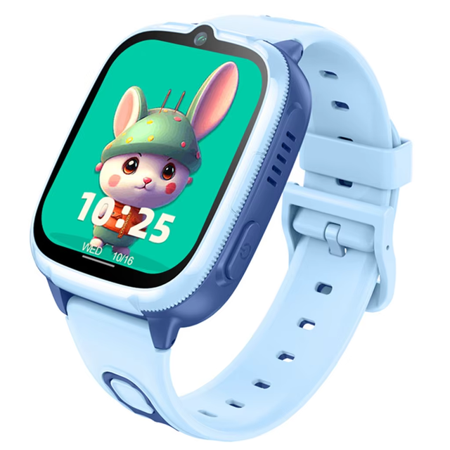 2025 QC K6 Kids Smart Watch GPS Navigation 4G Android 1.83inch IPS Screen Video Call Fitness Tracker 730mAh IP67 Waterproof