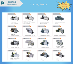 Moteur de démarrage 24V de haute qualité, neuf, pour excavatrice E320D2, pièces de rechange - Product Image 3