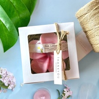 2024 Nouvel An Cadeau Valentine Coffret Cadeau Huile De Noix De Coco Fleur Savon 100g Plumeria Fleur Parfum Produit de Thaïlande