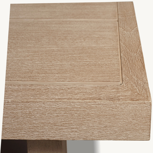 Rectangular <b>table</b> furniture made of environmentally friendly <b>wood</b> with unique legs in a simple modern style for outdoor use - Product Image 5