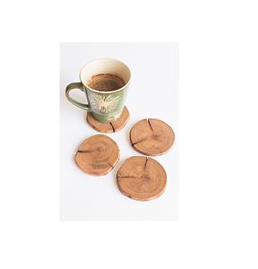 Elegant polished <b>wooden</b> <b>coaster</b> with carved mandala design for living room dining table office kitchen home decor essentials - Product Image 5