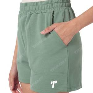 Pantalones cortos de felpa de cintura alta de la mejor calidad para mujer Características transpirables fáciles - Product Image 1