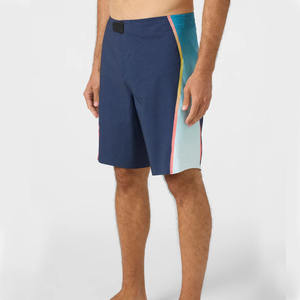 Pantalones cortos informales para hombre al por mayor 100% poliéster cintura media patrón sólido transpirable impermeable nylon surf playa pantalones cortos altos - Product Image 4