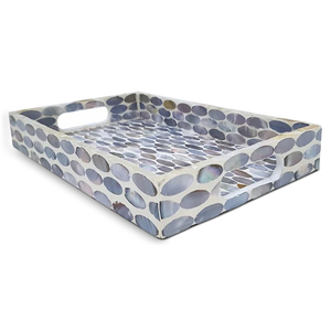 La mejor nueva colección de bandejas para velas de frutas madreperla, bandejas de almacenamiento para servir, venta al por mayor, decoraciones para el hogar a buen precio - Product Image 2