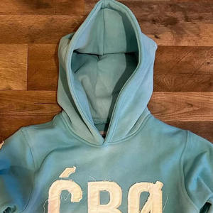 เสื้อฮู้ดผู้ชายผ้าคอตตอนผสมกันหนาวมีฮู้ดพิมพ์ลายสำหรับผู้ชายดีไซน์แบบปักลายสร้างแบรนด์ออกแบบได้ตามต้องการ - Product Image 6