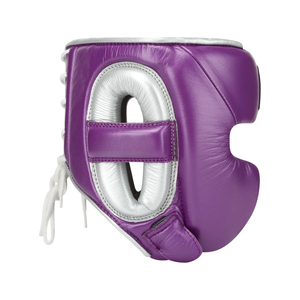 Casque de boxe en cuir personnalisé de haute qualité avec logo, protection intégrale du visage pour Muay Thai MMA, vente en gros - Product Image 4