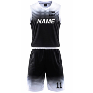 Custom Wholesale Design Sublimation Reversible Basketball Men <b>Singlets</b> Vests Kit Set Shirt Uniforms OEM Breathable Plus Size - Product Image 5