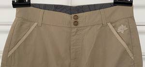 Short Cargo Décontracté pour Homme 100% Coton Spandex Sergé Tissu Bouton Taille Fermeture Éclair BD Motif Solide Direct Anti-Rides Teint Uni - Product Image 2