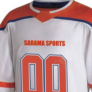 Nouveaux maillots de hockey brodés en sergé personnalisés OEM maillot de hockey sur glace à sublimation d'équipe - Product Image 2