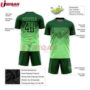 Hauts de maillot de football personnalisés pour femmes 100% polyester à séchage rapide manches courtes Performance optimale pour les ensembles d'uniformes de football - Product Image 5