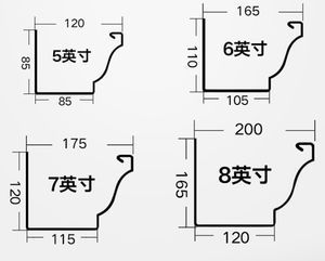 Gouttières en <span class=keywords><strong>PVC</strong></span> gouttières <span class=keywords><strong>gouttière</strong></span> à chaîne - Product Image 2