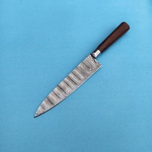 Cuchillo de chef de acero de Damasco hecho a mano con mango de madera, cuchillo japonés de cocina afilado, cuchillo de precio barato de último diseño, novedad - Product Image 6