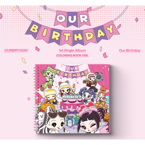 OURBIRTHDAY - Notre 1er album single en édition livre de coloriage. - Product Image 2