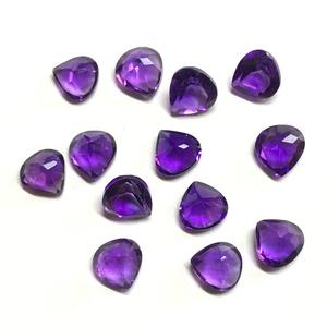 High Quality 6mm 7mm <b>Heart</b> <b>Shape</b> Natural African Amethyst Faceted Cut Loose Gemstones Natural Semi Precious Stones IGI Certified - Product Image 5