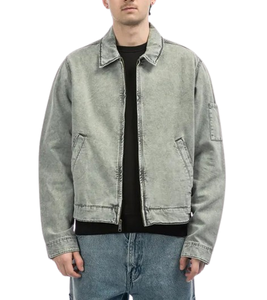 Offre Spéciale 100% coton sergé Denim veste pour hommes personnalisé Logo brodé nouveauté haute rue robuste hiver travailleur - Product Image 4