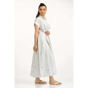 Vestido Regular Fit WM-DRS-WS25-505, Transpirable, con Volantes de Spandex, Decoración de Crochet, Estilo Casual/Fiesta/Sexy, Forro Natural - Product Image 3