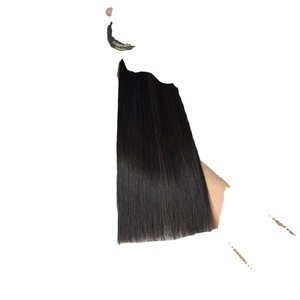 Cabello humano liso sin procesar para peluca, Cabello 100% virgen vietnamita con cierre, venta al por mayor - Product Image 3