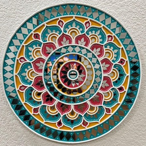 Solid Wood Round <b>Wall</b> <b>Plate</b> Home Interior Accent Decor - Product Image 1