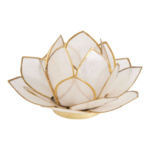 Portavelas de Metal Dorado Estilo Vintage con Flor de Loto para Decoración del Hogar Moderna y Decoración del Festival Diwali - Product Image 4
