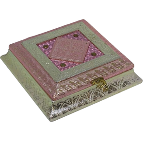 กล่องผลไม้แห้งทนทานและมีสไตล์ดีไซน์คลาสสิคทำจากโลหะและไม้สำหรับเก็บถั่วและผลไม้แห้ง - Product Image 6