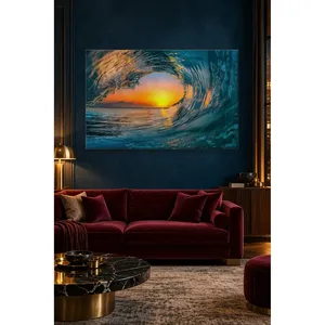 Impression sur toile Fida Sunset Through a Wave Tunnel - Product Image 2